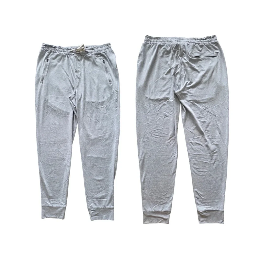 Vuori Men's Ponto Performance Jogger XL Gray DreamKnit Soft Stretchy Activewear